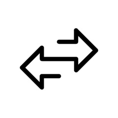 double reverse arrow, replace icon