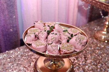Decorated Table for the Reception; Fifteen Years Old Party