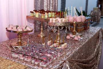 Decorated Table for the Reception; Fifteen Years Old Party
