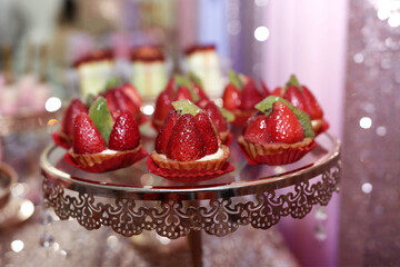 Decorated Table for the Reception; Fifteen Years Old Party