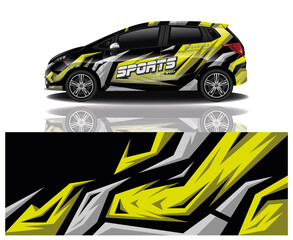 Fototapeta premium wrap car design template
