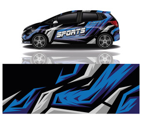 Obraz premium wrap car design template