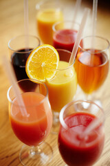 glass of orange juice
