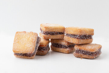 Typical Brazilian sweet casadinho of guava paste.