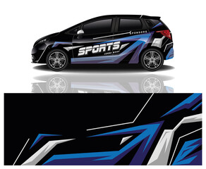 wrap car design template