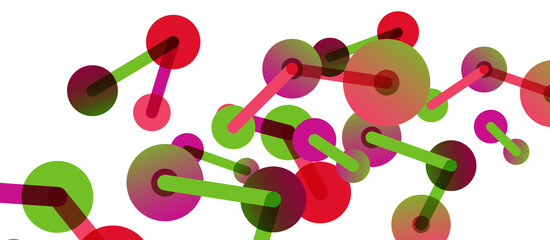 Network concept abstract background. Dots connection. Big data idea. Business template for wallpaper, banner, background or landing