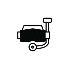 Diving Mask, Snorkel, Swimwear, Snorkelling Solid Line Icon Vector Illustration Logo Template. Suitable For Many Purposes.