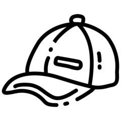 handdrawn hat icon
