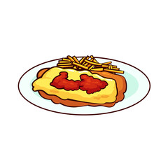 milanesa is a typical food from argentina