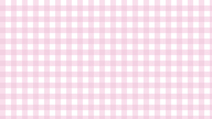 cute pastel pink gingham, tartan, plaid, checkered pattern background