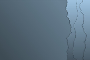 Abstract gradeint vector background with paper torn edges border.