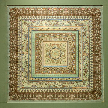 Beijing's Forbidden City 85th wat exhibition of dunhuang mogao grottoes murals lion lotus design