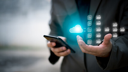 Document Management System (DMS) Online Document Database And automated processes to store files, knowledge and documents in the organization efficiently with ERP enterprise business technology,