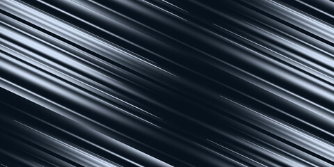 Abstract white stripe diagonal lines light on dark blue background