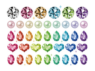 宝石デコレーションセット