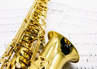 Fototapeta premium axophone, musical instruments.