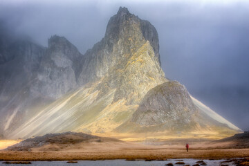 a detail of mountain viedw