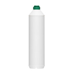 Cosmetic bottles with lid isolated on white background. Bottle with hand sanitizer. Antimicrobial liquid gel. Hand hygiene. Shampoo bottle. Medicine bottle. Liquid soap.