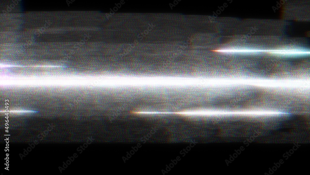Poster motion noise neon light distorted screen pixels rays lines abstract background