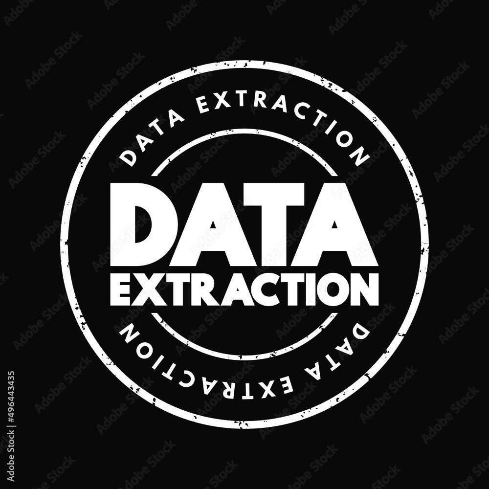 Poster data extraction - act or process of retrieving data out of sources for further data processing or da