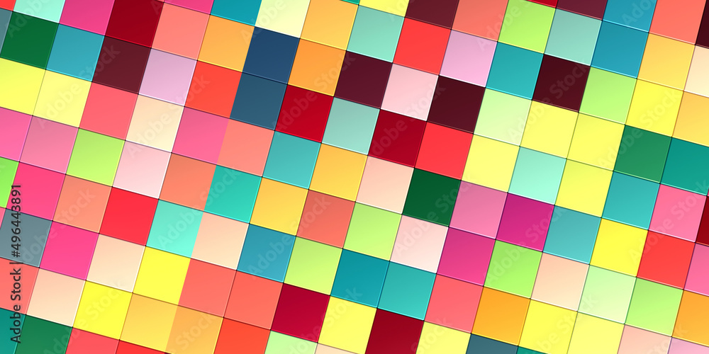 Poster diagonal tiles in different colors. background and texture.