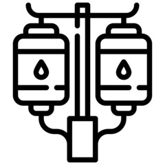 IV BAG line icon,linear,outline,graphic,illustration
