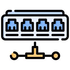 NETWORK filled outline icon,linear,outline,graphic,illustration