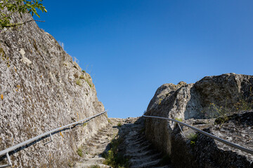 Bulgarian landscape of Ovech Fortress Provadia