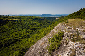 Fototapeta na wymiar Bulgarian landscape of Ovech Fortress Provadia