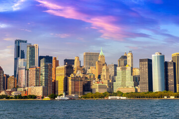 Fototapeta na wymiar Manhattan cityscape in New York