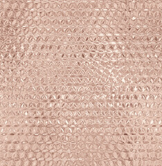 Rose gold foil seamless pattern, pink glitter background