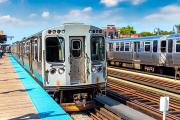 Train in Chicago