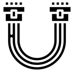 SATA glyph icon,linear,outline,graphic,illustration