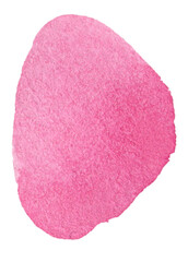 Pink watercolor isolated handmade spots. Suitable for the background of posts on social networks, mobile applications, banner design and advertising.