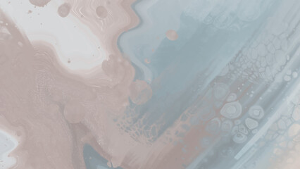 Elegant banner template design with color paint.