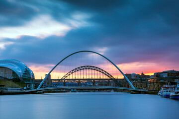 Long time exposure at Newcastle Quayside