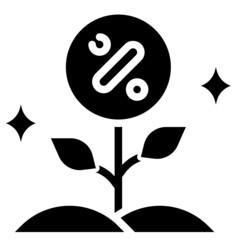 GROWTH glyph icon,linear,outline,graphic,illustration