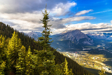 Bow Valley in Banff national park