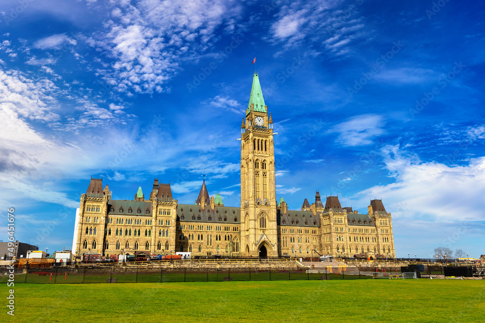 Canvas Prints Canadian Parliament in Ottawa