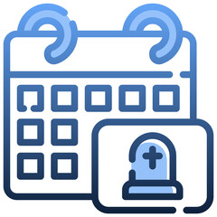 CALENDAR Gradient icon,linear,outline,graphic,illustration