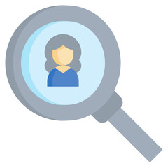 RECRUITMENT flat icon,linear,outline,graphic,illustration