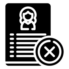 DECLINE glyph icon,linear,outline,graphic,illustration