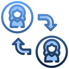 REPLACEMENT Gradient icon,linear,outline,graphic,illustration