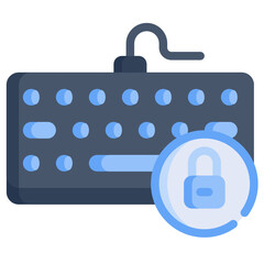 LOCK flat icon,linear,outline,graphic,illustration