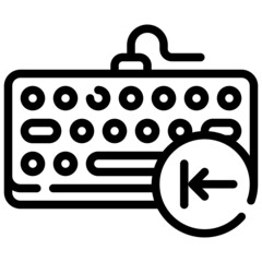 TAB KEY line icon,linear,outline,graphic,illustration