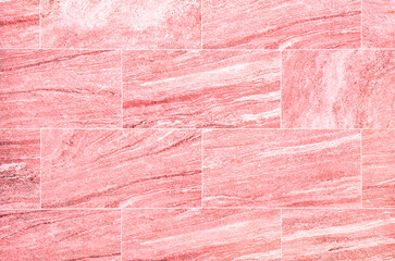 pink travertine marble tile patterned use as background for luxury, elegance and fantasy concept. ...
