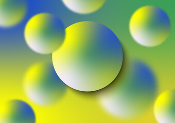 Freeform circle gradient. Vector background colorful design illustration wallpaper 