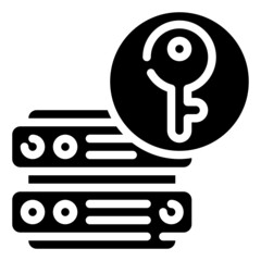 SERVER glyph icon,linear,outline,graphic,illustration