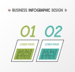 Business infograph with icons. Vector
