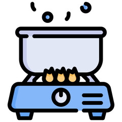 COOKING filled outline icon,linear,outline,graphic,illustration